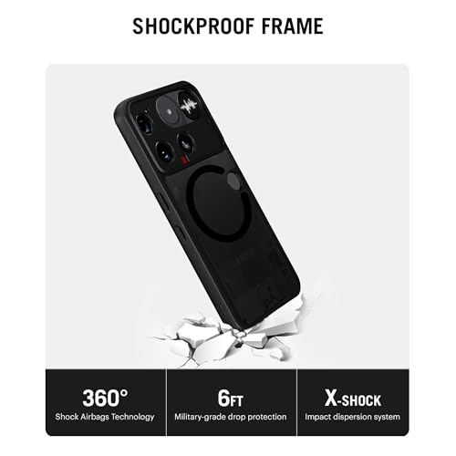 Image of DailyObjects Nimbus 2.0 Magnetic Phone Case Cover Compatible with Nothing Phone 3 | Wireless Charging Slim Back Cover | 2 Layer Edge Protection & Shockproof