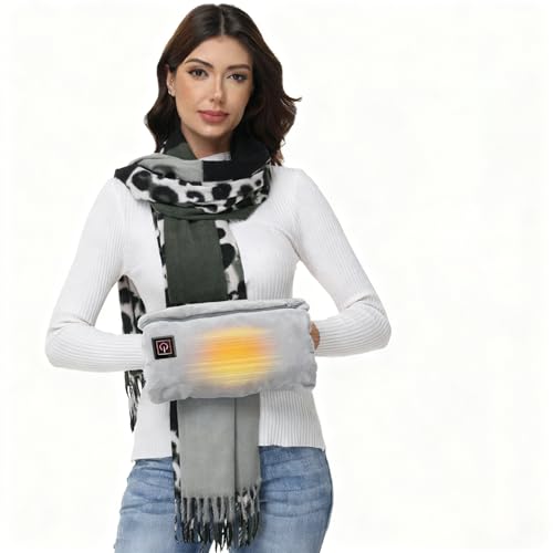 SNZ Portable Hand Warmers, Graphene Handwarmers Pouch, Heating Pad 3 Levels Heating Fast Heat, Electric Hand Warmer for Camping, Outdoor Activities (Without Batteries)