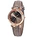 Produktbild VECOLE Uhr für Damen Mode Lässig Quarz Analog Uhr 12-Stunden Zifferblatt Lederband Haken Schnalle Uhren(Grau)