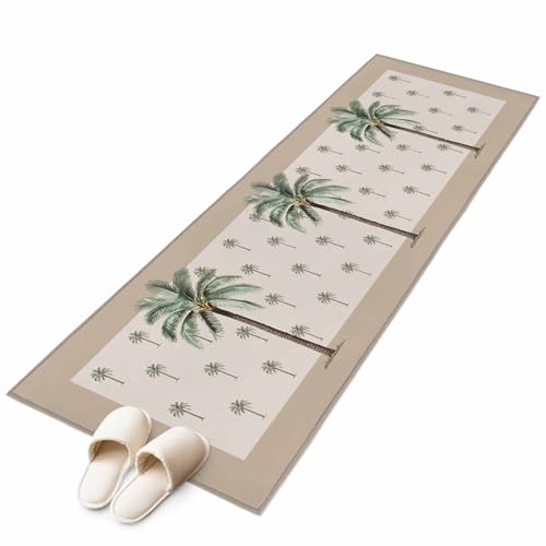 Tapete corredor Palm Trees 2x6 lavable antideslizante miniatura 1