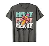 Photo Gallery merry merry merry - matita per insegnante maglietta Photo Gallery merry merry merry - matita per insegnante maglietta