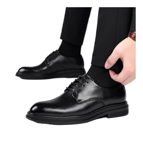 Men's Business Leather Shoes British Style Shoes Oxfords(9.5)4