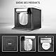 NEEWER 50W Upgraded Photo Studio Light Box, 24x24 Portable Folding Fotografie Lichtkasten, 4 Backdrops, 5600K 160 LEDs 5200lx/0.5m Dimmbar Picture Booth Shooting Zelt für Schmuck Elektronik, LP60