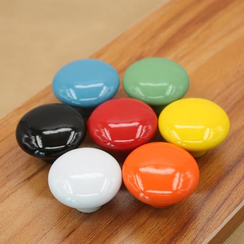Pack of 6 Furniture Knobs, Ceramic Knobs, Furniture Handle, Door Knob, Cabinet Handle, Furniture Knob, Drawer Handles - Image 3