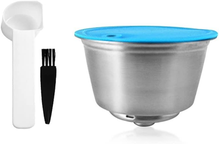 Compatible For Dolce Gusto,Reusable Coffee Capsules,Compatible For Nescafe,Picolo Xs Stainless Steel Recycle Pod Repuesto Refillable Coffee Refills(1pcs)