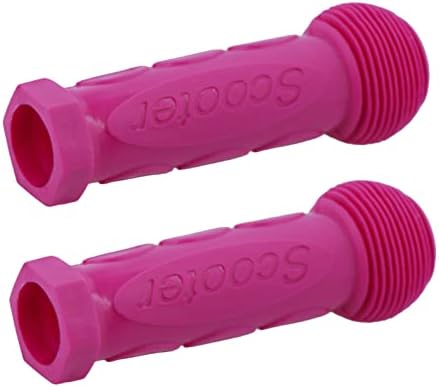 Gladeer Kids Scooter Handle Grips Replacement Handlebars for 2/3/4 Wheels Child Kick Scooters Bike Rocking Car, 2-Pack (Pink)