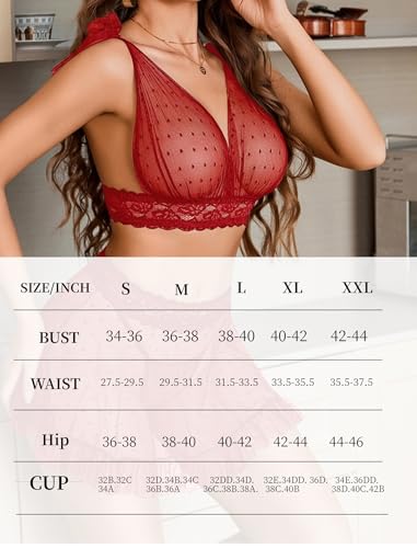  Women's 3 Piece Lace Lingerie Sets - image 6