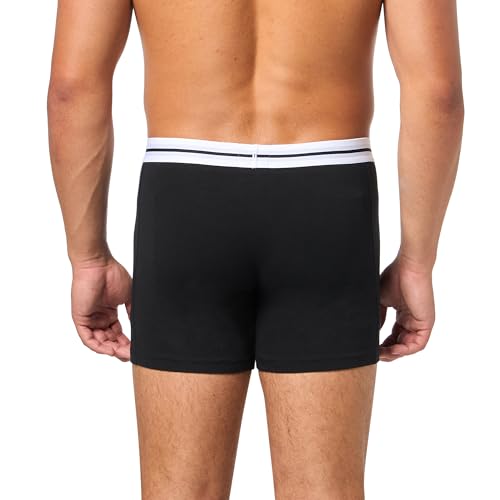 BOSS Men's 3-Pack Bold Logo Cotton Stretch Boxer Briefs3