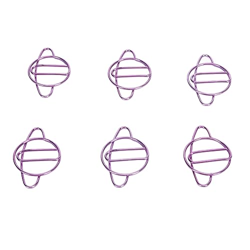 Clipes de papel em forma de 100 unidades, clipes de escritório portáteis antiderrapantes, clipes de