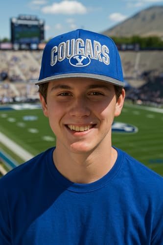 Gorra Snapback Clasica Ajustable Two-Tone BYU miniatura 2