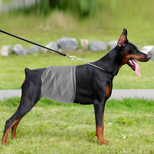 HTTDSLF Wiederverwendbare Hundewindeln für Rüden, 3 Stück waschbare Rüdenwindel für Inkontinenz Hund, Rüdenbinde Hund Bauchband hoch saugfähige mit Flexiblem Befestigungsmittel