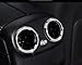 YUWATON Compatible with Mercedes Benz Bling Accessories W205 C300 W213 E class GLC 300 Rear AC Vent Cover Car Bling Decals for women