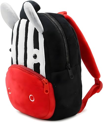 Image of Delicado Cute Small Toddler Kids Preschool Backpack Plush Cartoon Mini Children Bag for Baby Boy /Girl Age 2-5 Years