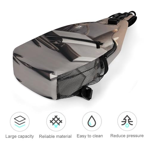 Bolso de hombro cruzado casual para viaje y senderismo miniatura 5