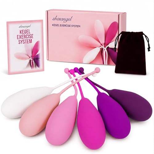 Kegel-Exercise-System-6-Pcs-Premium-Silicone-Pelvic-Floor-Exerciser-Kegel-Exercise-Weights-for-Women-Beginners-Advanced