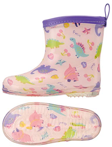 Skater RIBT1 Rain Boots, Shoes, Children's Rain Boots, Happy & Smile with Reflective Tape, 5.5 inches (14 cm)2