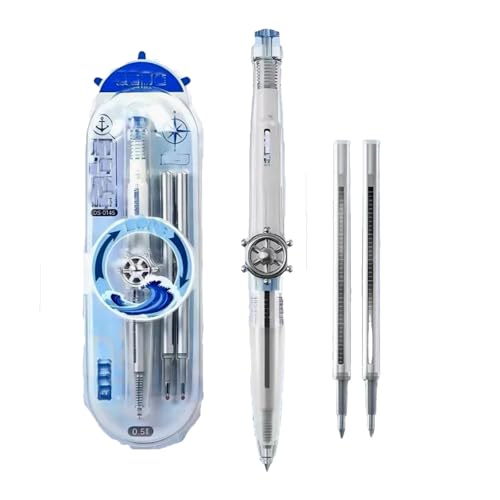Retractable Fountain Pen, White Writing Instrument with Two Replacement Ink Cartridges, Smooth Writing for Notes, Journaling, And Calligraphy ﻿