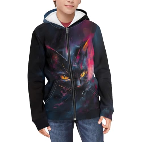 HUIACONG Kids Sweatshirts Boys Zip Up Hoodie for Children3