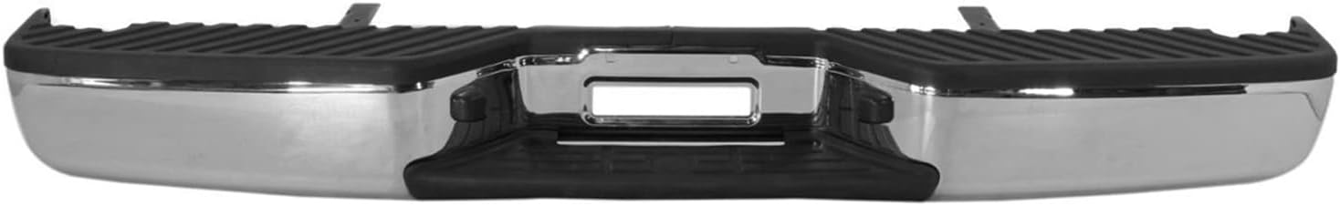 BUMPERS THAT DELIVER - Chrome, Steel Rear Step Bumper Assembly Compatible with 2004-2015 Nissan Titan Pickup 04-15, NI1103116
