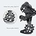 DJC Bike Bearing Pulley Wheel 2pcs Guide Roller 12t 14t 16t MTB Road Bike Rear Derailleur for Sram for Shimano M9000 R8000 Over Sized Narrow Wide Tooth (1pcs 12T and 1pcs 16T)