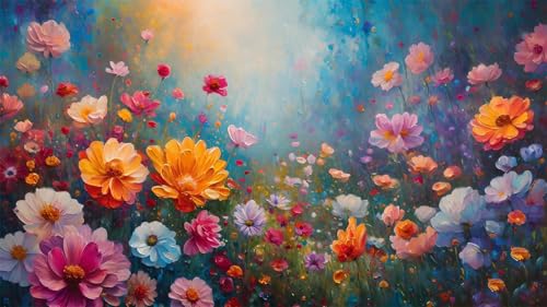 Fleur diamond painting adulte complet 90x50cm pour décoration murale salon et loisir créatif