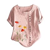 【Garment Care】: Maschinenwaschbar, bessere Handwäsche in kaltem Wasser; Nicht bleichen; Zum Trocknen hängen.➤➤➤Amazon's Choice damen sommer oberteile bluse damen elegant sommer oberteile damen hemd damen umstandskleidung teenager tshirt damen tops tshirt damen frauen kleidung damen oberteil street damen shirt kurzarm basic shirt damen blusenshirt damen sportshirt damen kurzarm.