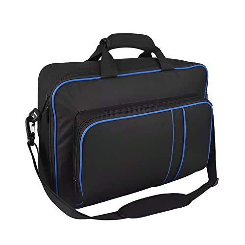 Bolsa Mochila Para Transporte em Náilon Compatível Com Playstation 5 e Acessórios Preto