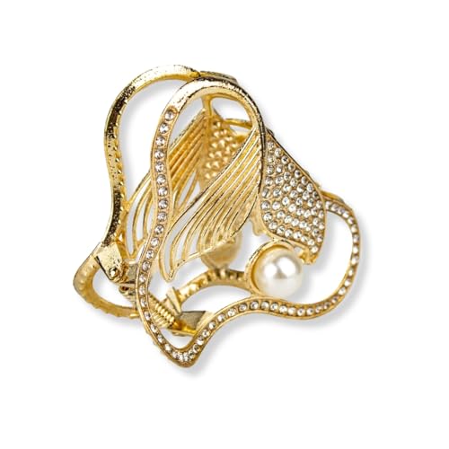 Kit 2 Presilha Calda Sereia Pérola Cabelo Penteado Acessório