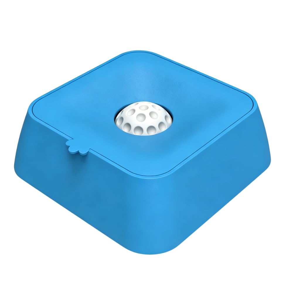 Square Slow Feeder Dog Bowl, Anti-Slip 3/4 Cup Lick Bowl for Calming Care