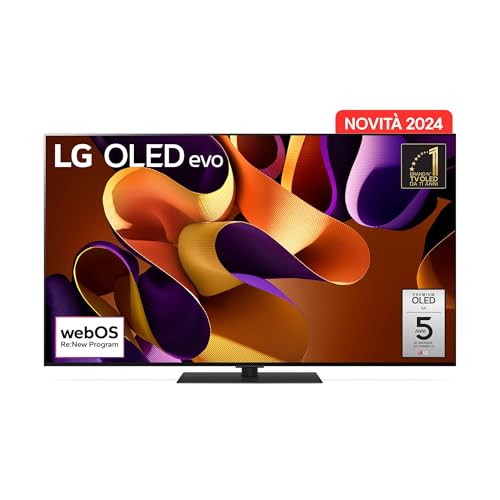 5 ANNI DI GARANZIA LG SUL PANNELLO OLED: LG ha un'esperienza ultra-decennale sui TV OLED ed è in grado di offrire affidabilità comprovate nel tempo