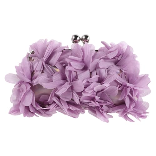 Pochette de soirée pour femme SOIMISS à motif floral raffiné idéale pour être l'invitée parfaite