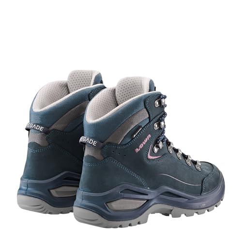 LOWA Stiefel mittel RENEGADE EVO GTX MID Ws stahlblau/altrosa, 40