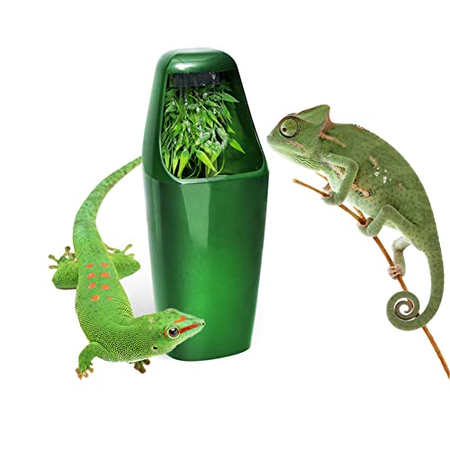 QingYi Distributeur d'eau pour Reptiles Fontaine à Boire caméléon Automatique Circulation de l'eau Distributeur d'eau pour Reptiles Vitesse de débit d'eau réglable pour caméléon, Iguane, huppé, Gecko