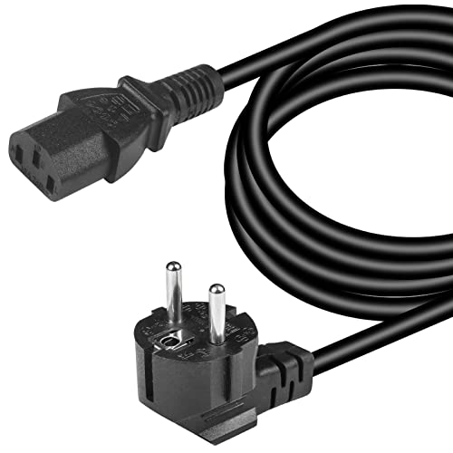 3m Cable de alimentación de 3 Pines 10A 250V C13 AC Enchufe, Pc Cable de Alimentación del Ordenador Enchufe Recto Estándar