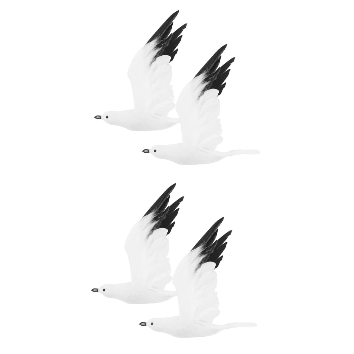 Mouette artificielle COLLBATH lot de 2 statuettes epurees pour decoration de salon