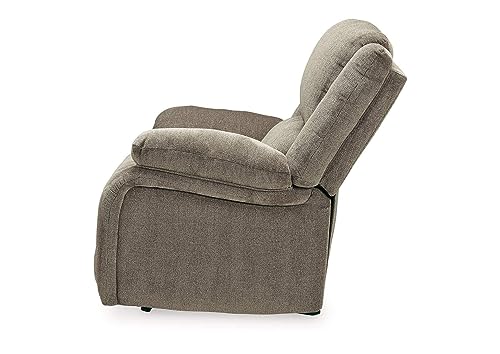 Image of Torque - Filton 1 Seater Fabric Manual Recliner | Recliner Sofa /Chair for Living Room, Bedroom, Office (Light Brown) | 1 Year Warranty