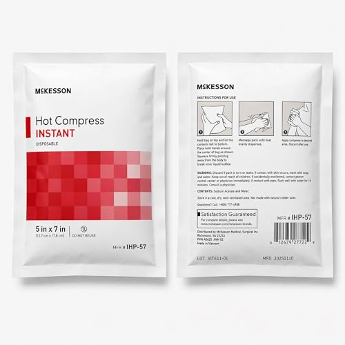 Image of McKesson Instant Hot Packs, Instant Hot Compress, 5 x 7 in | Instant Hot Pack,Sodium Acetate / Water,Disposable,5 X 7 Inch