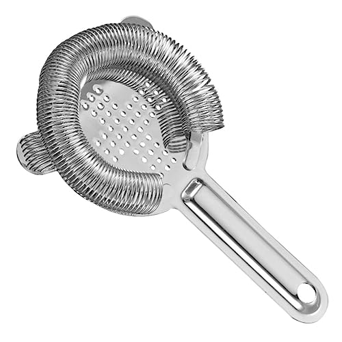ABOOFAN 1Pc Stainless Steel Ice Strainer Tool Bartending Essential for Home Restaurant and Bar Use Smooth Surface for Easy Cleaning Filters Ice Cubes and Fruit
