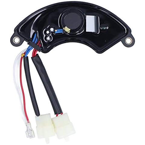 Regulador de Voltaje Automático, Regulador de Voltaje AVR de Salida Trifásico de 380 V para Generador Diésel de Gasolina de 5 a 6,5 kW Estilo Halfmoon Cover