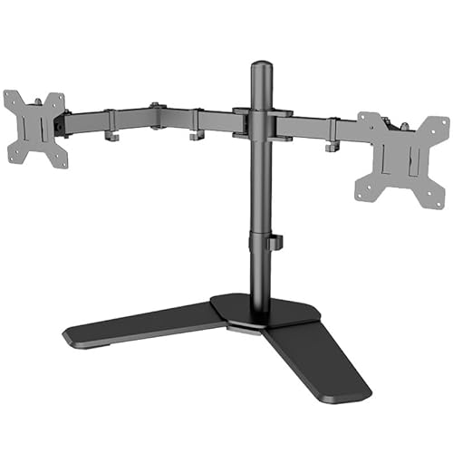 Multibao Dual Monitor Stand Double Display PC Computer Desk Arm Mount Bracket for 13-27