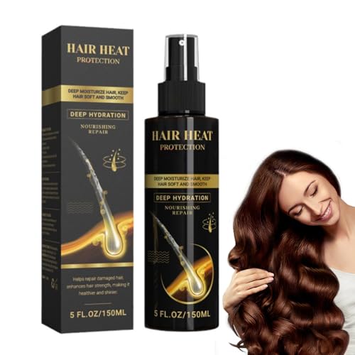 Rostblant Un spray protector del cabello que ayuda a protegerlo de los daños del peinado con calor, reduce el desorden, nutre y repara