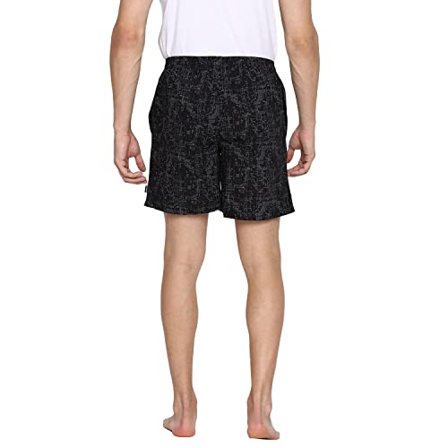 Image of Van Heusen Men Boxer Shorts- Pack of 2 | 100% Mercerized Cotton for Softer handfeel | Relaxed Fit | Dual Pockets | Superior Lustre | Slide Slits for Extra Ease of Movement | Fun Prints | Style 10112