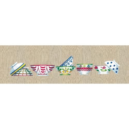 Kit de broderie freestyle blanc Le Bonheur des Dames pour nappe