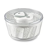 Zyliss E940017 Easy Spin 2 Centrifuga Per Insalata, Grande, Plastica, Bianco, Insalatiera con Coperchio/Scolaverdure, Lavabile in Lavastoviglie, 5 Anni di Garanzia