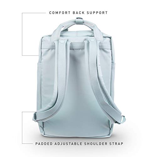 Doughnut Macaroon Nature Pale Series 16L Travel Ladies College Lightweight Commuter Casual Daypacks Bag Backpack (Raindrop)2