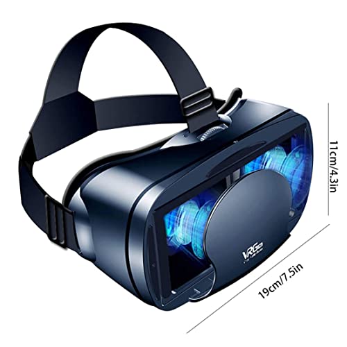 Casque VR pour smartphone avec lunettes 3D réglables et télécommande
