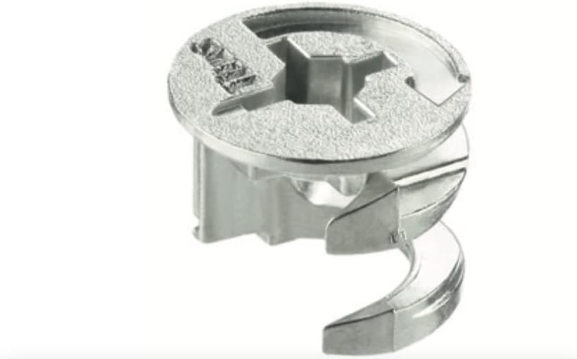 Titus 20Pcs 2 Sizes Furniture Connecting Cam Lock Fittings, Fastener Cabinet Connectors Hardware Bolts Furniture Connecting Lock Nut for Furniture Connecting (Height:12mm)