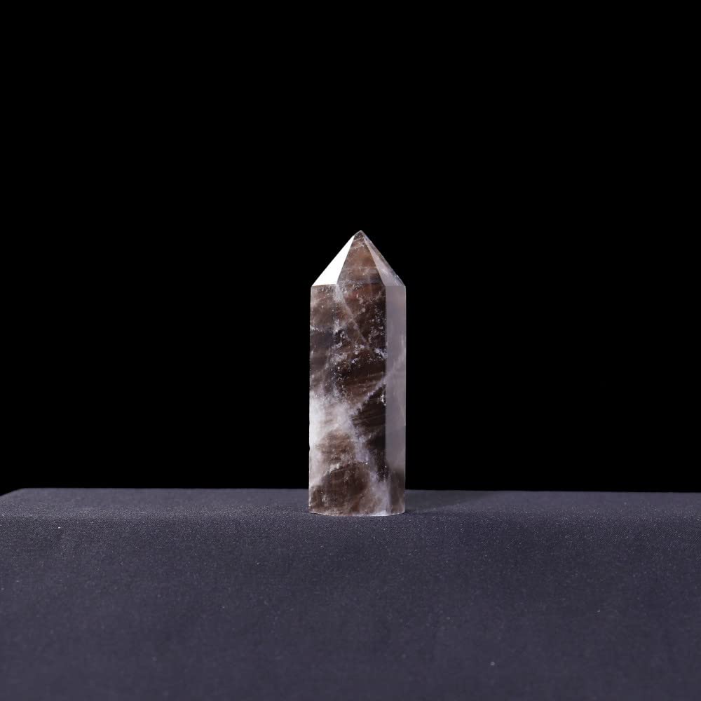 Améthyste hexagonale pour rituel de méditation et décoration zen de bureau