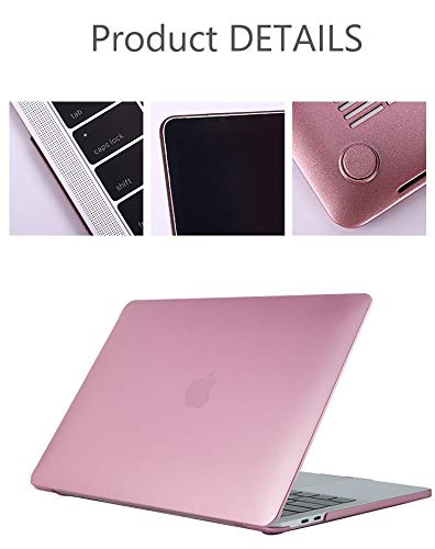 Image of Case Compatible with MacBook Pro 13 Inch Retina 2012 2013 2014 2015 A1425 A1502Plastic Hard Shell Cover Case, Metallic Gold