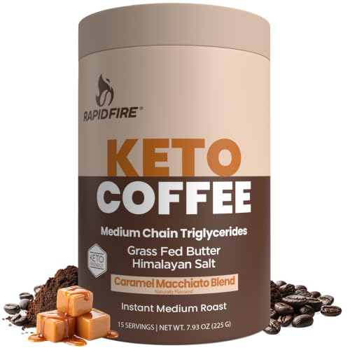 Rapidfire Keto Coffee Instant...